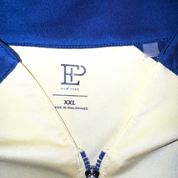 EP PRO NY Sleeveless Zip Mandarin Collar Women's Golf Polo - Cornsilk Yellow XXL - Picture 10 of 14